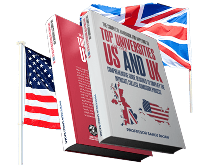 US and UK admissions guide representing extracurricular planning for Indian students