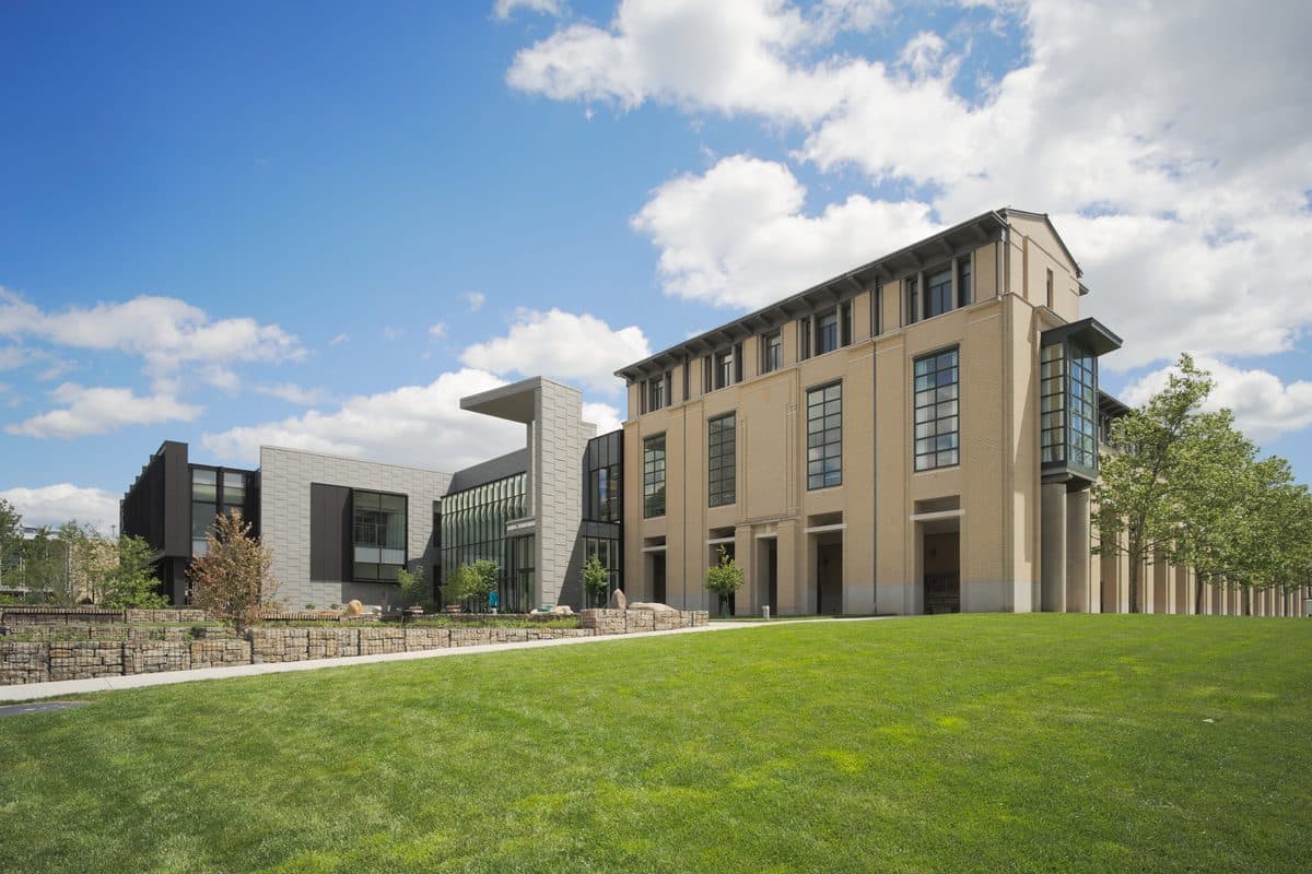 Technology-focused university campus representing study-abroad program selection